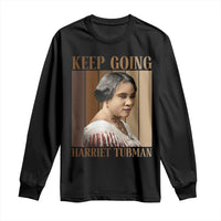 Madam CJ Walker Keep Going Retro Poster Long Sleeve Shirt Black History Month Gift - Wonder Print Shop
