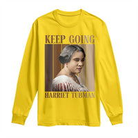 Madam CJ Walker Keep Going Retro Poster Long Sleeve Shirt Black History Month Gift - Wonder Print Shop
