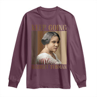 Madam CJ Walker Keep Going Retro Poster Long Sleeve Shirt Black History Month Gift - Wonder Print Shop