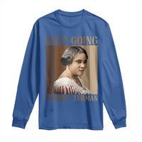 Madam CJ Walker Keep Going Retro Poster Long Sleeve Shirt Black History Month Gift - Wonder Print Shop