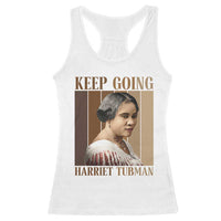 Madam CJ Walker Keep Going Retro Poster Racerback Tank Top Black History Month Gift - Wonder Print Shop