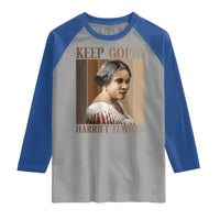 Madam CJ Walker Keep Going Retro Poster Raglan Shirt Black History Month Gift - Wonder Print Shop