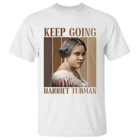 Madam CJ Walker Keep Going Retro Poster T Shirt Black History Month Gift - Wonder Print Shop