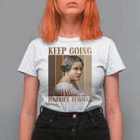 Madam CJ Walker Keep Going Retro Poster T Shirt For Women Black History Month Gift - Wonder Print Shop
