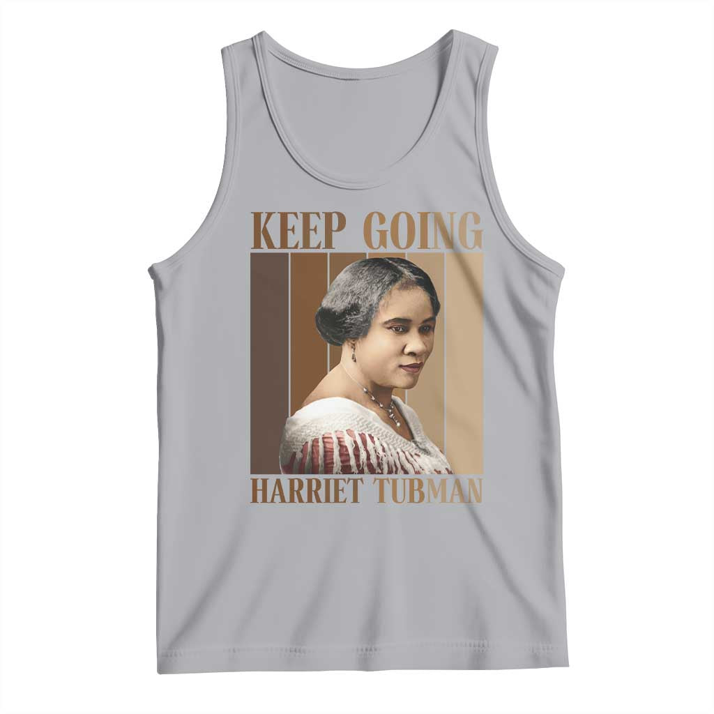 Madam CJ Walker Keep Going Retro Poster Tank Top Black History Month Gift - Wonder Print Shop