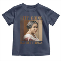 Madam CJ Walker Keep Going Retro Poster Toddler T Shirt Black History Month Gift - Wonder Print Shop