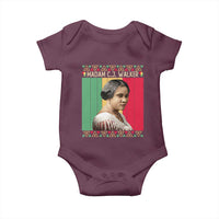 Madam CJ Walker Retro Sunset Baby Onesie Strong Black Woman Leader - Wonder Print Shop