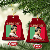 Madam CJ Walker Retro Sunset Ceramic Ornament Strong Black Woman Leader - Wonder Print Shop
