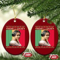 Madam CJ Walker Retro Sunset Ceramic Ornament Strong Black Woman Leader - Wonder Print Shop