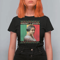 Madam CJ Walker Retro Sunset T Shirt For Women Strong Black Woman Leader - Wonder Print Shop