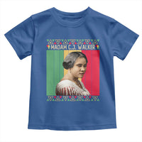 Madam CJ Walker Retro Sunset Toddler T Shirt Strong Black Woman Leader - Wonder Print Shop