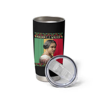 Madam CJ Walker Retro Sunset Tumbler Cup Strong Black Woman Leader - Wonder Print Shop