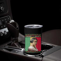 Madam CJ Walker Retro Sunset Tumbler Cup Strong Black Woman Leader - Wonder Print Shop
