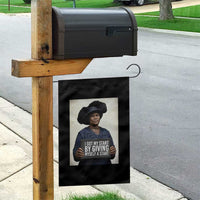 Madam CJ Walker Quote Garden Flag I Got My Start By Giving Myself A Start - Wonder Print Shop
