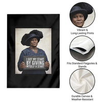 Madam CJ Walker Quote Garden Flag I Got My Start By Giving Myself A Start - Wonder Print Shop