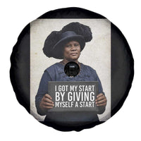 Madam CJ Walker Quote Spare Tire Cover I Got My Start By Giving Myself A Start - undefined