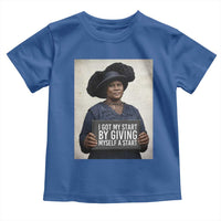 Madam CJ Walker Quote Toddler T Shirt I Got My Start By Giving Myself A Start - Wonder Print Shop