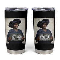 Madam CJ Walker Quote Tumbler Cup I Got My Start By Giving Myself A Start - Wonder Print Shop