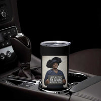 Madam CJ Walker Quote Tumbler Cup I Got My Start By Giving Myself A Start - Wonder Print Shop
