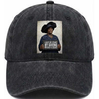 Madam CJ Walker Quote Washed Cotton Baseball Cap I Got My Start By Giving Myself A Start
