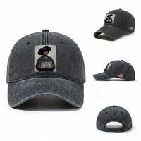 Madam CJ Walker Quote Washed Cotton Baseball Cap I Got My Start By Giving Myself A Start