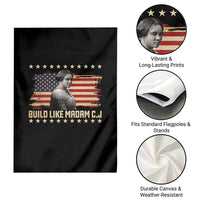 Build Like Madam CJ Walker Garden Flag Black History Month Gift - Wonder Print Shop