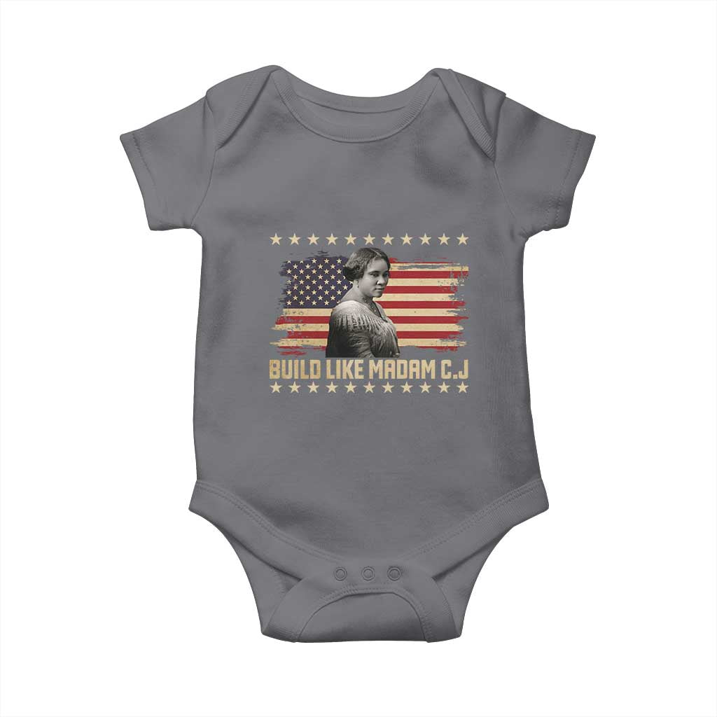 Build Like Madam CJ Walker Baby Onesie Black History Month Gift - Wonder Print Shop