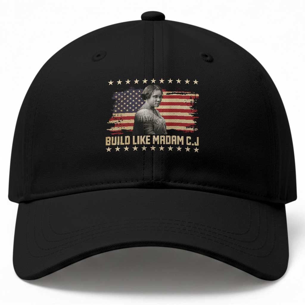 Build Like Madam CJ Walker Baseball Cap Black History Month Gift