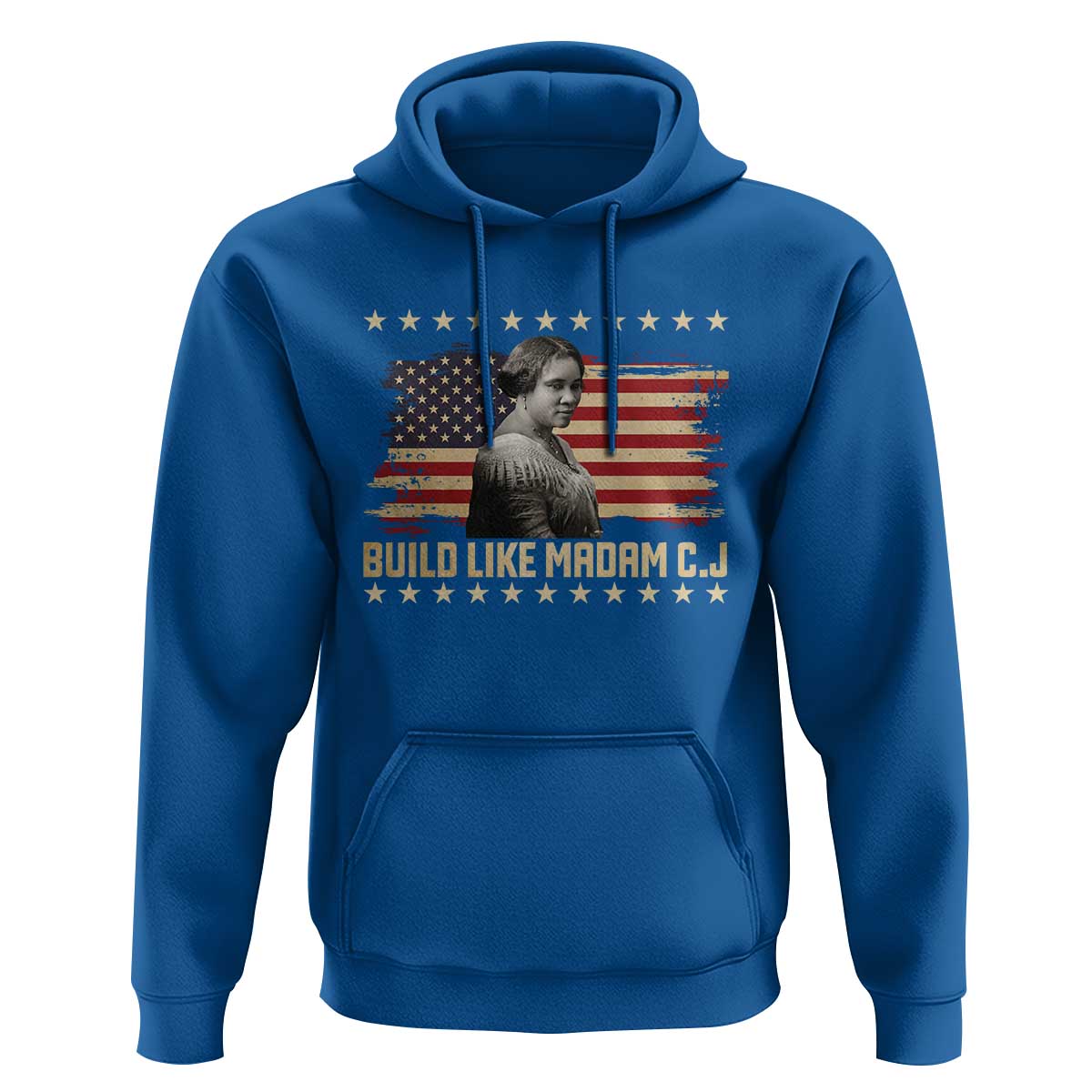 Build Like Madam CJ Walker Hoodie Black History Month Gift - Wonder Print Shop