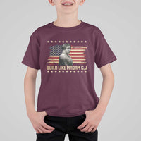 Build Like Madam CJ Walker T Shirt For Kid Black History Month Gift - Wonder Print Shop