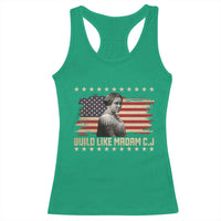 Build Like Madam CJ Walker Racerback Tank Top Black History Month Gift - Wonder Print Shop