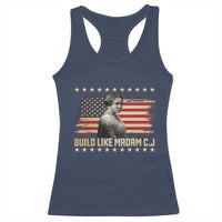 Build Like Madam CJ Walker Racerback Tank Top Black History Month Gift - Wonder Print Shop