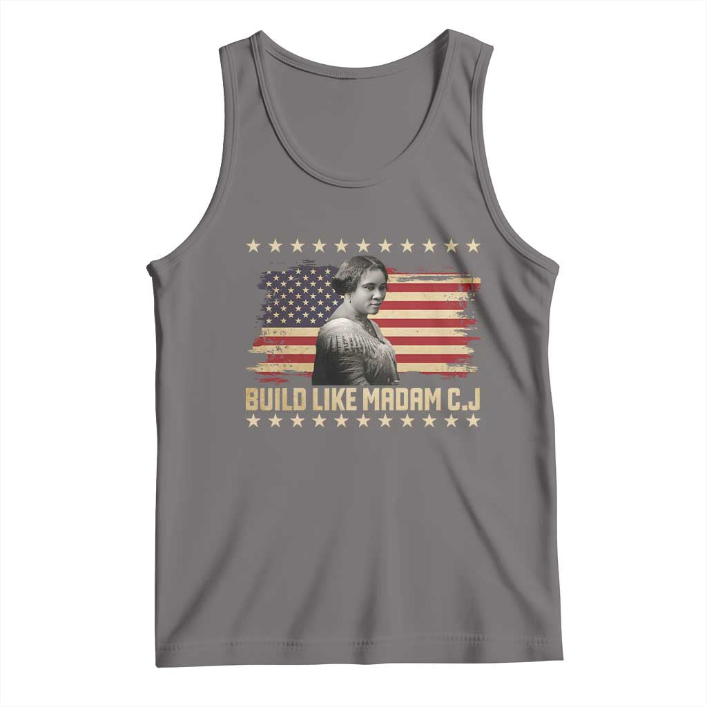 Build Like Madam CJ Walker Tank Top Black History Month Gift - Wonder Print Shop