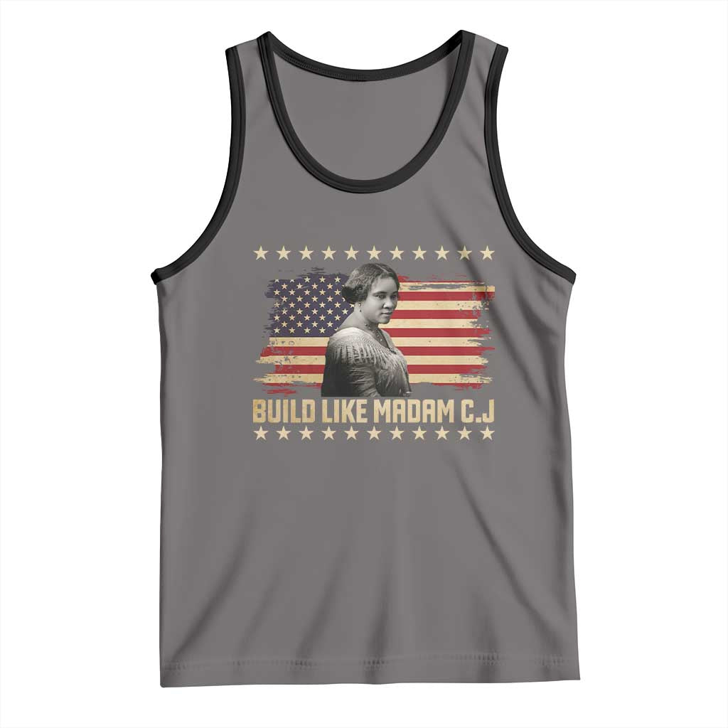Build Like Madam CJ Walker Tank Top Black History Month Gift - Wonder Print Shop