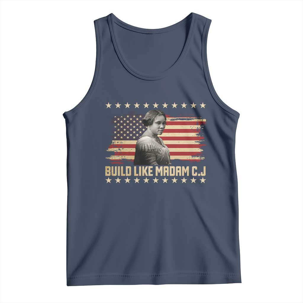 Build Like Madam CJ Walker Tank Top Black History Month Gift - Wonder Print Shop