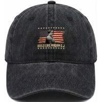 Build Like Madam CJ Walker Washed Cotton Baseball Cap Black History Month Gift