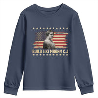 Build Like Madam CJ Walker Youth Sweatshirt Black History Month Gift - Wonder Print Shop