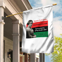 Madam CJ Walker Garden Flag Women Empowerment Inspirational Quote - Wonder Print Shop