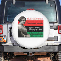 Madam CJ Walker Spare Tire Cover Women Empowerment Inspirational Quote - Wonder Print Shop