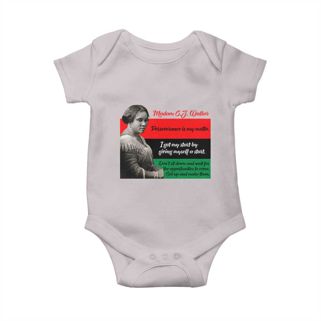 Madam CJ Walker Baby Onesie Women Empowerment Inspirational Quote - Wonder Print Shop