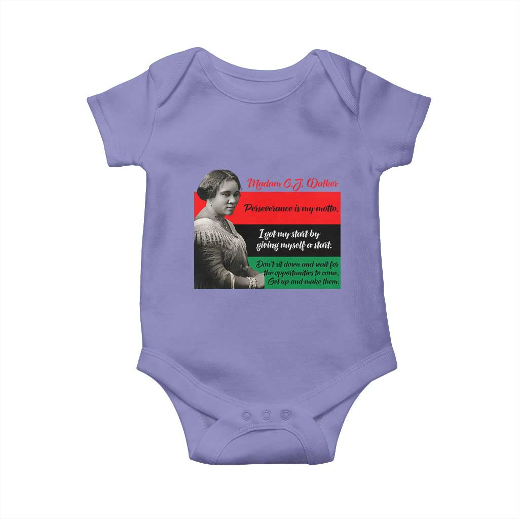 Madam CJ Walker Baby Onesie Women Empowerment Inspirational Quote - Wonder Print Shop