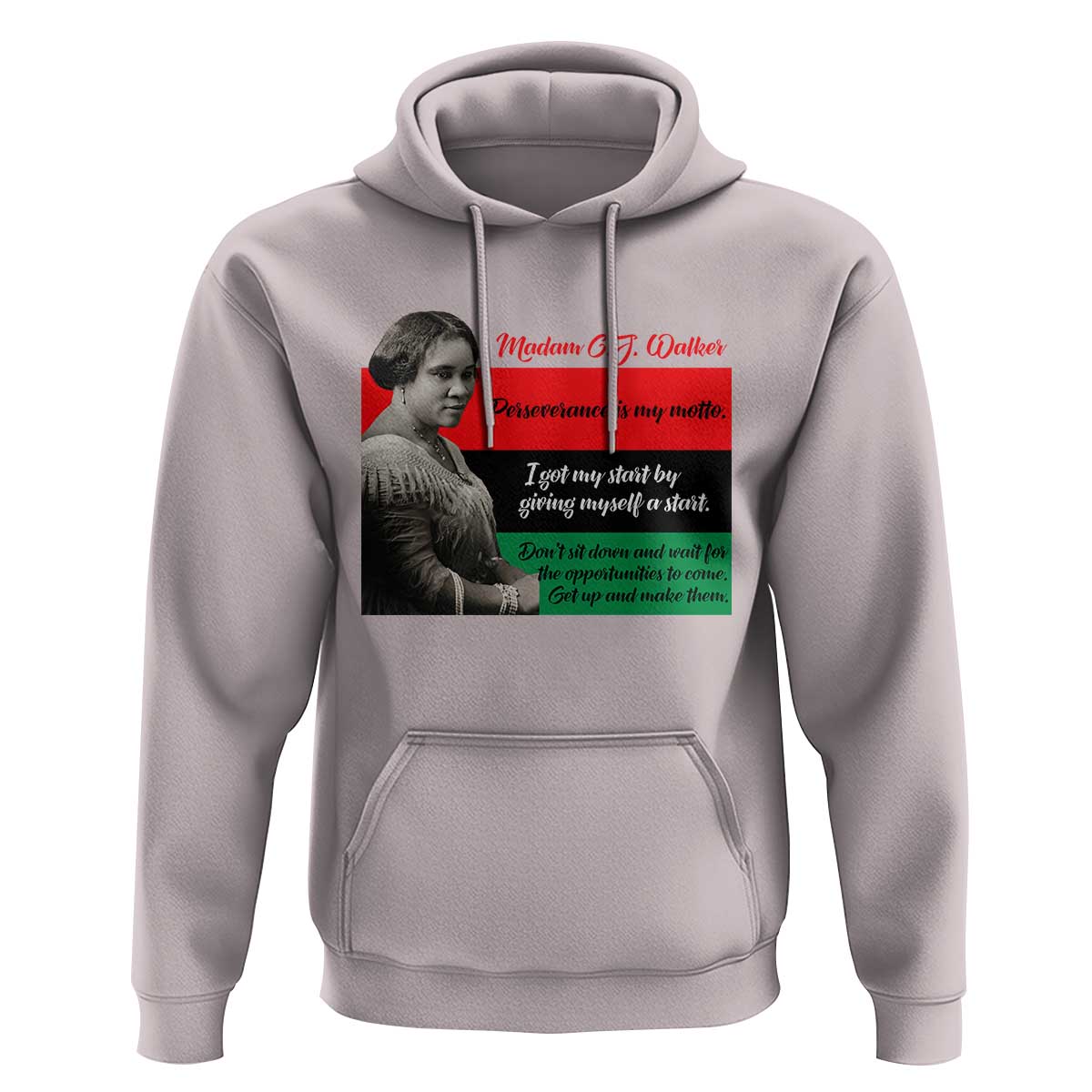 Madam CJ Walker Hoodie Women Empowerment Inspirational Quote - Wonder Print Shop