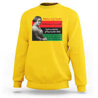 Madam CJ Walker Sweatshirt Women Empowerment Inspirational Quote - Wonder Print Shop