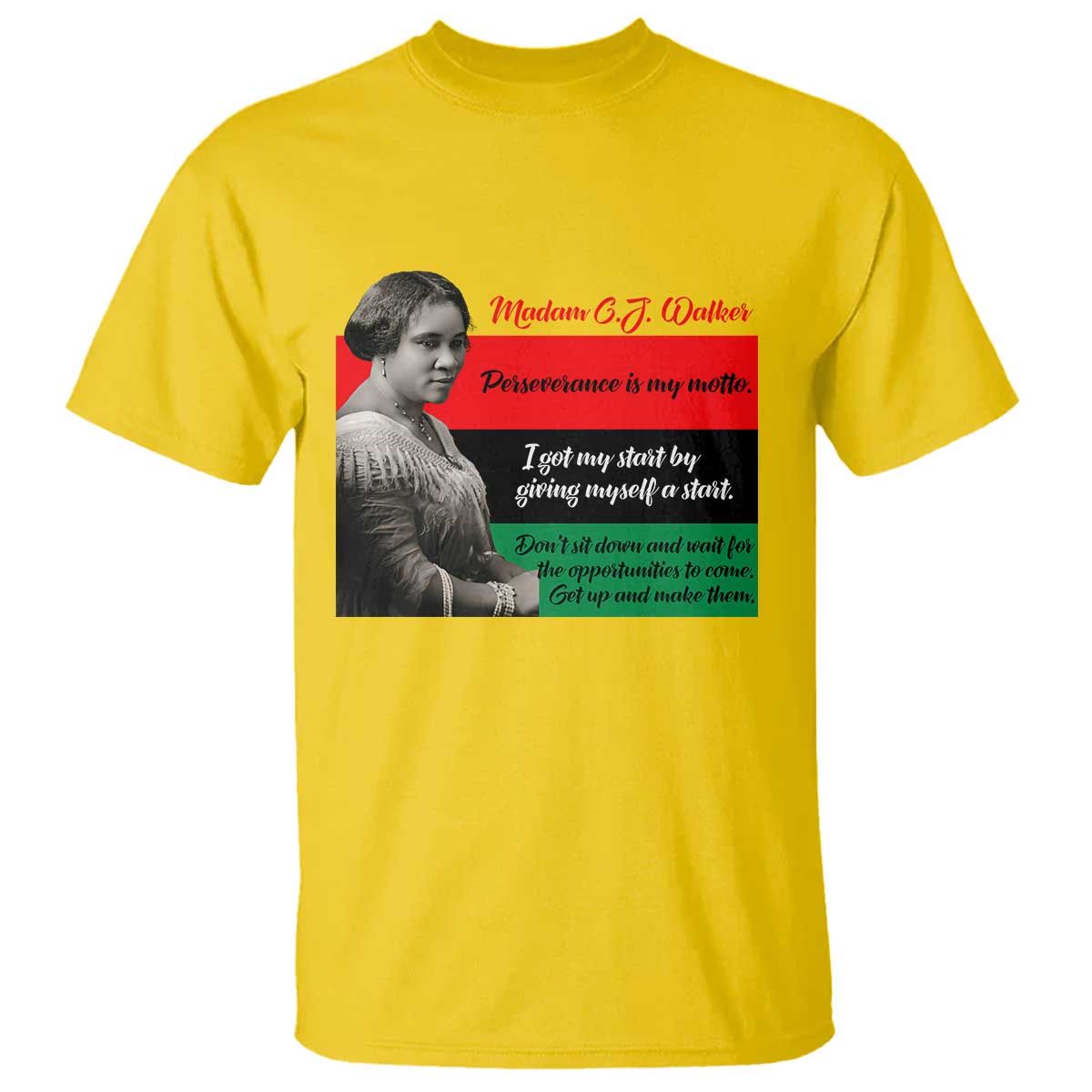 Madam CJ Walker T Shirt Women Empowerment Inspirational Quote - Wonder Print Shop