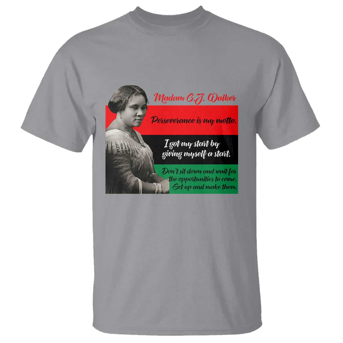 Madam CJ Walker T Shirt Women Empowerment Inspirational Quote - Wonder Print Shop
