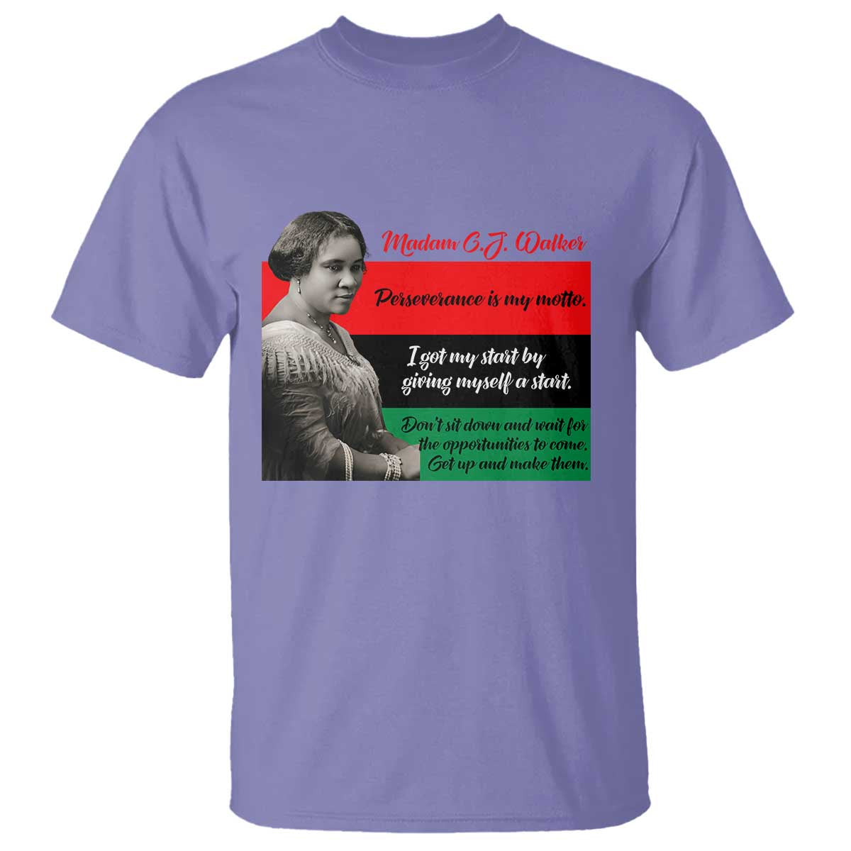 Madam CJ Walker T Shirt Women Empowerment Inspirational Quote - Wonder Print Shop