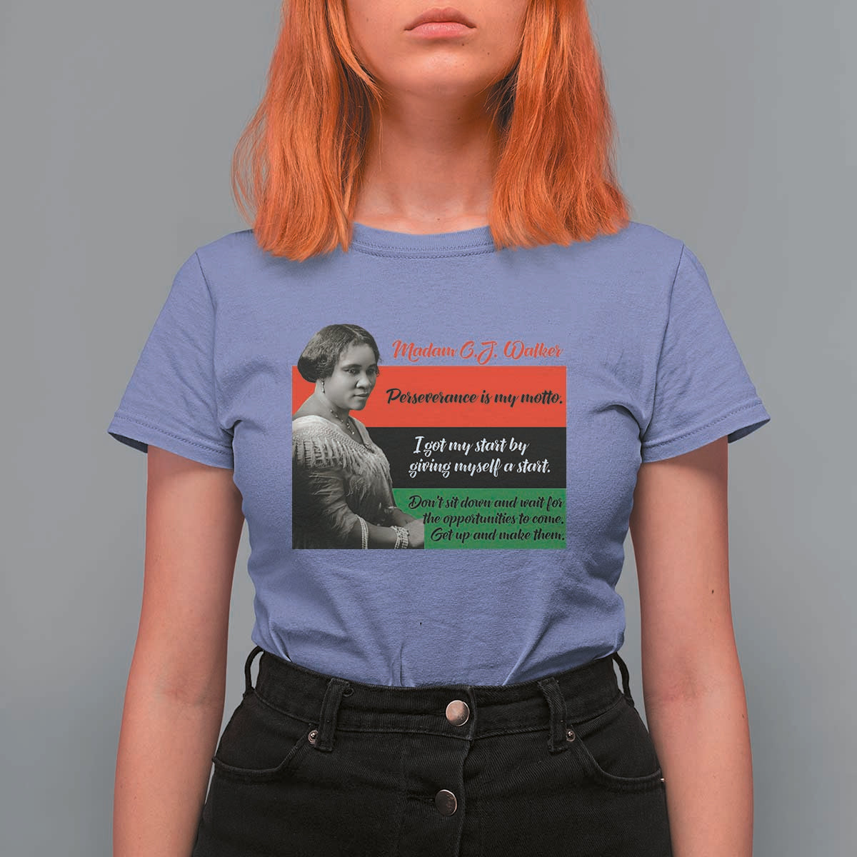 Madam CJ Walker T Shirt For Women Women Empowerment Inspirational Quote - Wonder Print Shop