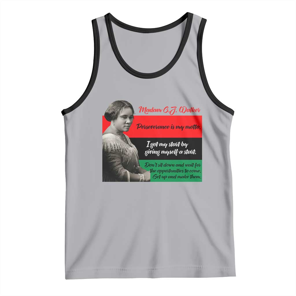 Madam CJ Walker Tank Top Women Empowerment Inspirational Quote - Wonder Print Shop