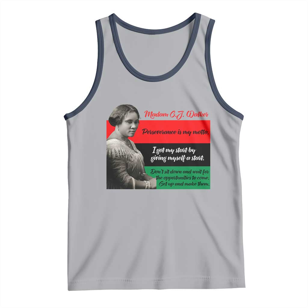 Madam CJ Walker Tank Top Women Empowerment Inspirational Quote - Wonder Print Shop