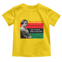 Madam CJ Walker Toddler T Shirt Women Empowerment Inspirational Quote - Wonder Print Shop